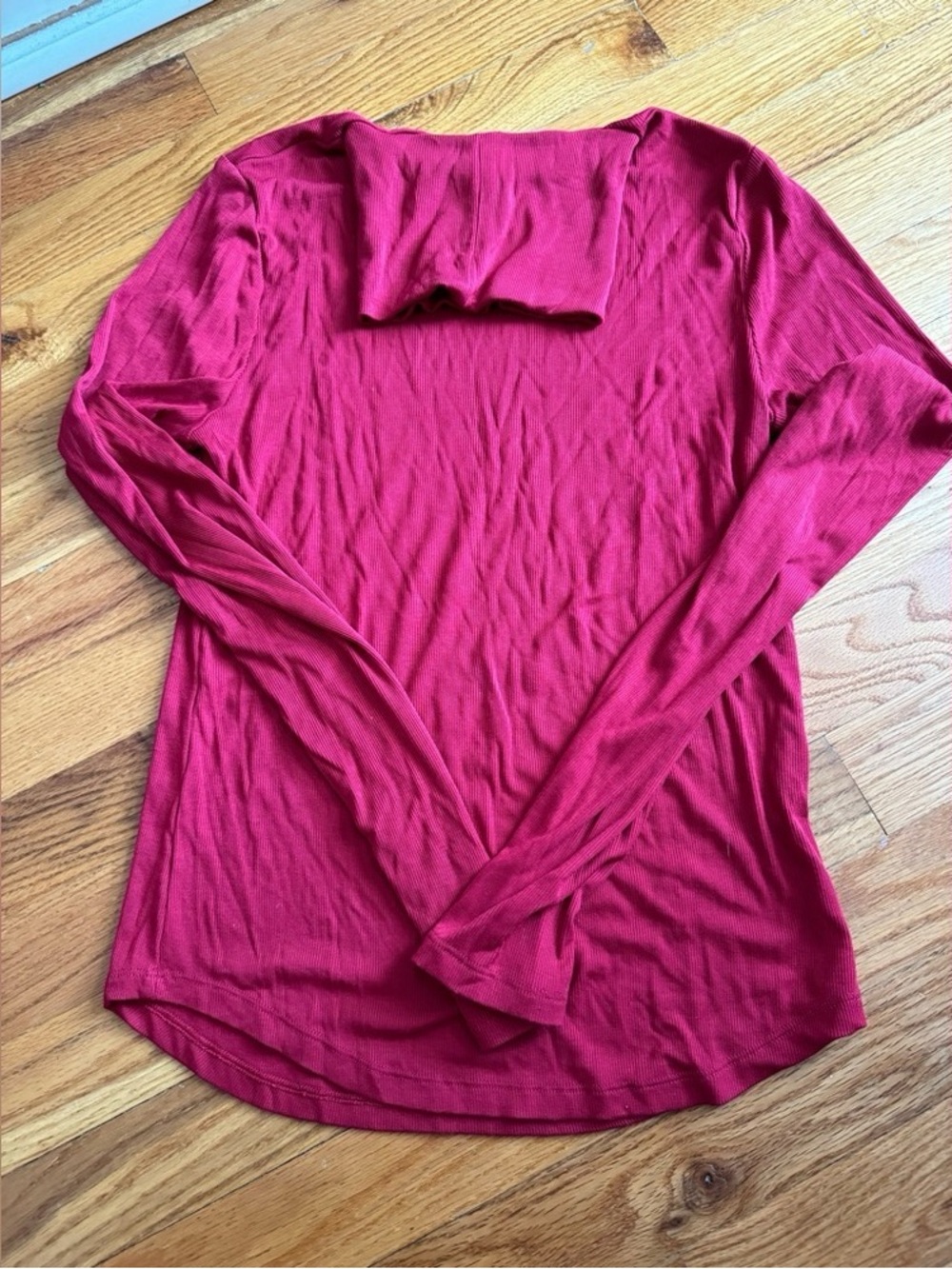 Women’s Long Sleeve Pink Turtleneck Top